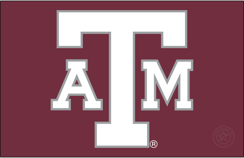 Texas A M Aggies 2000-2009 Alt on Dark Logo iron on transfers for T-shirts